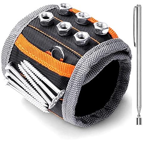 Brazalete Magnetico herramientas, para sujetar tornillos, clavos, brocas, correa magnética 🔥