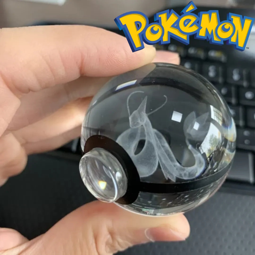 POKEBALL DE CRISTAL 3-D LED || SORPRESA