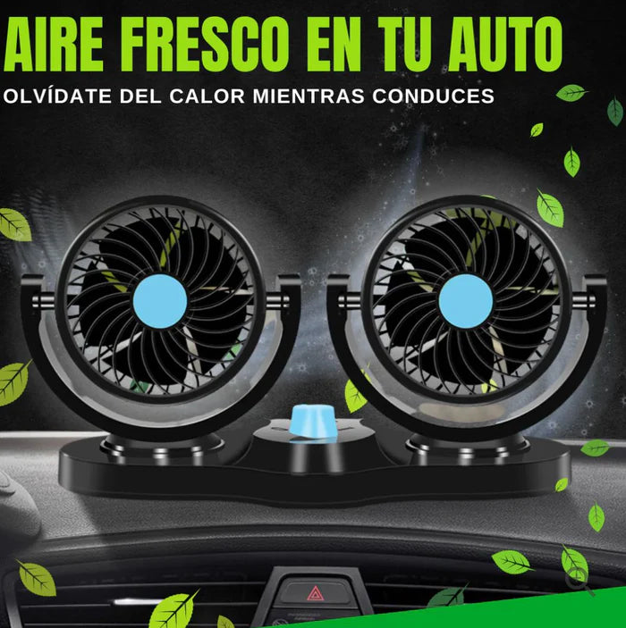 Ventilador de 2 cabezas para auto || CoolAir Pro™
