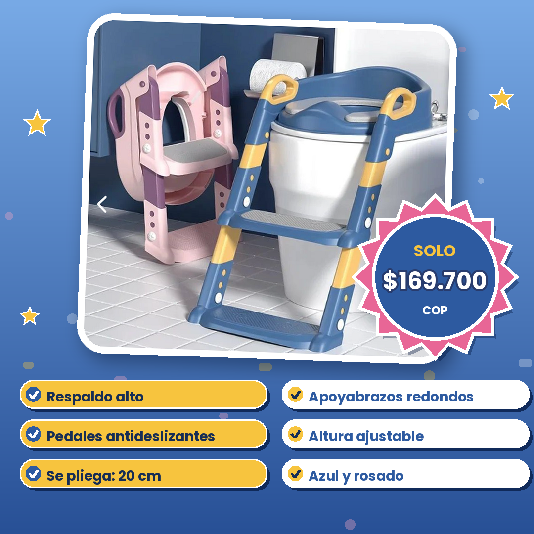 REDUCTOR DE BAÑO CON ESCALERA