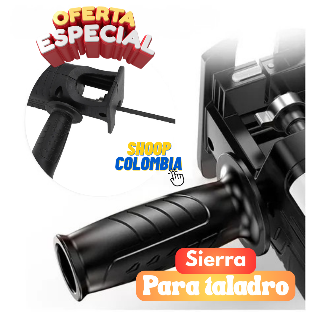 Novedoso adaptador de Sierra para taladro | 3 Hojas multifuncion