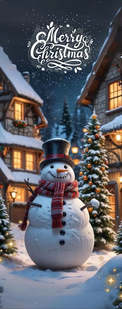 Forros para puertas NAVIDEÑOS