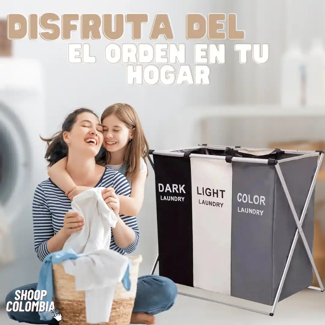 Canasta plegable multiusos x 3