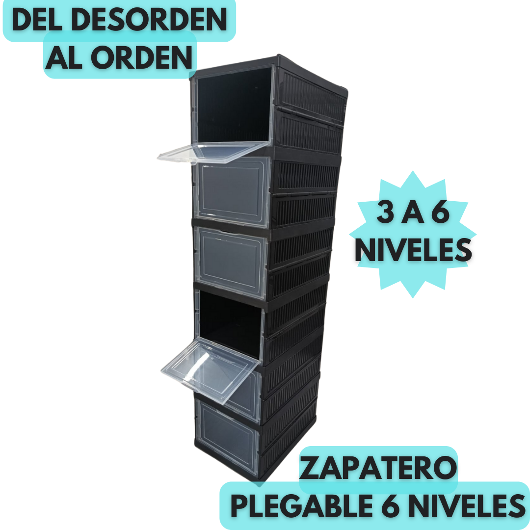 ZAPATERO PLEGABLE 3 Y 6 NIVELES