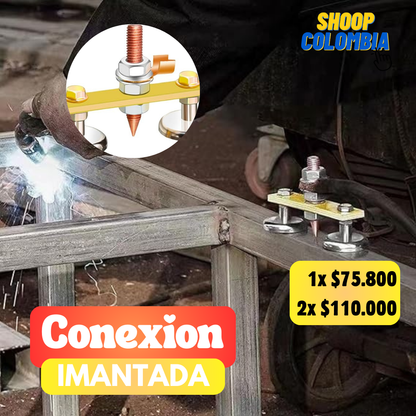 Abrazadera magnética de soldadura de tierra para soldador | Herramientas de cobre