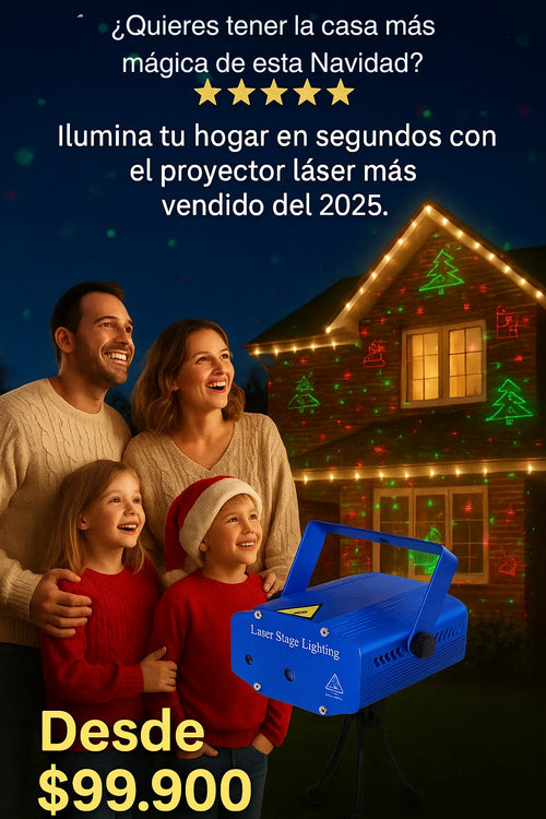 Proyector Laser Navideño
