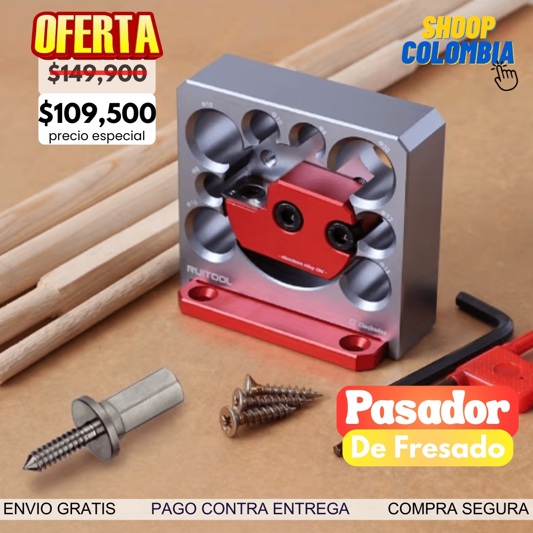 Pasador de fresado para madera || REALIZA VARILLAS EN MADERA SOLO EN SEGUNDOS, GRANDES ACABADOS = MEJOR TRABAJO