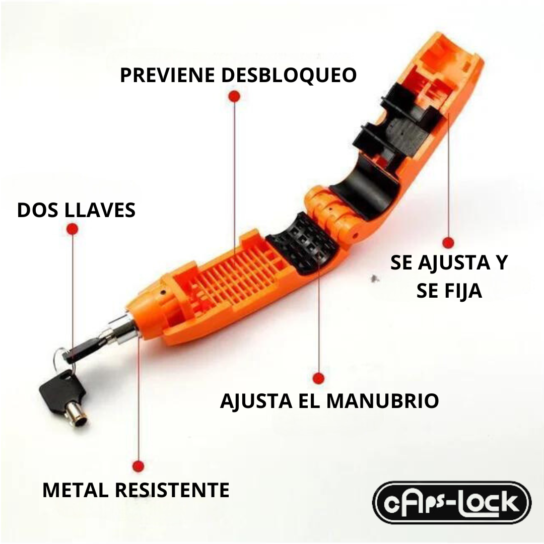 CANDADO ANTIROBO ALTA SEGURIDAD 🥷🏻 || CAPS LOCK® 🔐