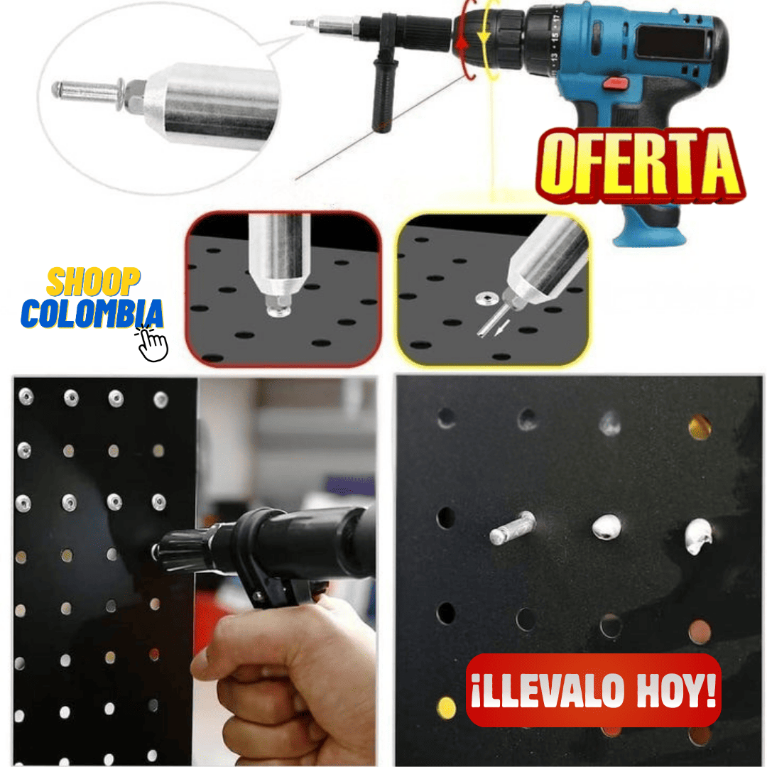 Adaptador de remaches Electrico || ACTUALIZATE AHORA Y CAMBIA LA FORMA EN LA QUE TRABAJAS, AHORRA TIEMPO = AHORRAS PLATA (Copia)