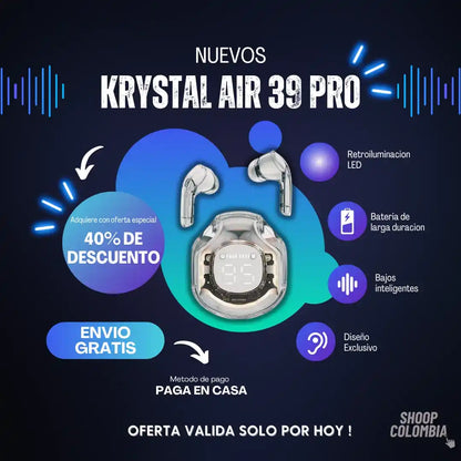 AUDIFONOS CRYSTAL PLUS ® || LLAVERO OBSEQUIO🎁