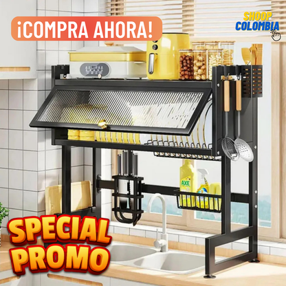 PLATERO ESCURRIDOR CON TAPA