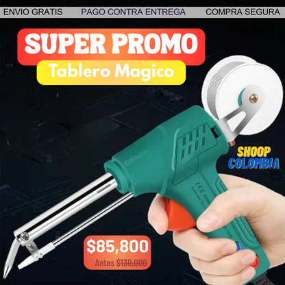 PISTOLA SOLDADORA PROFESIONAL + ROLLO DE ESTAÑO GRATIS