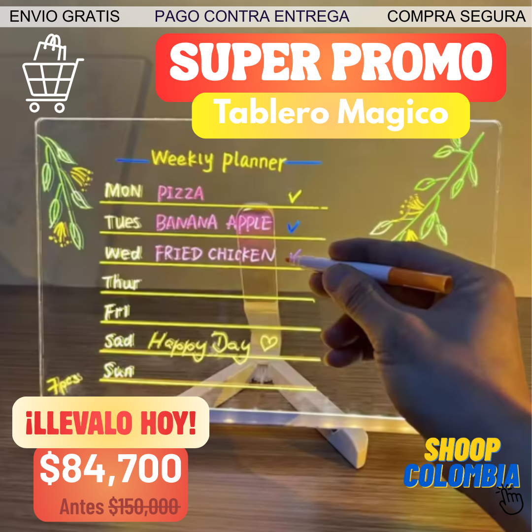 Tablero Mágico Acrílico