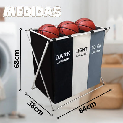 Canasta plegable multiusos x 3