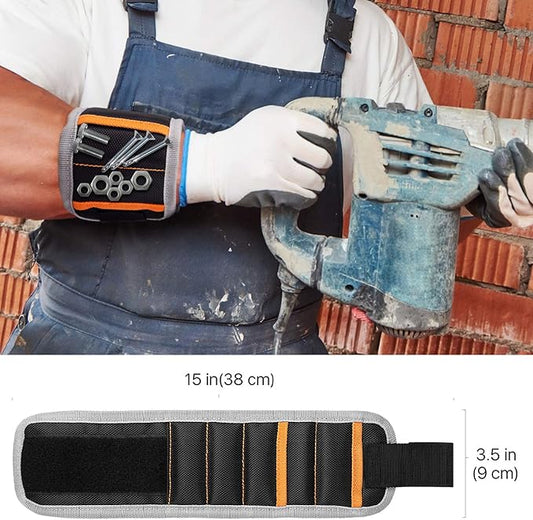 Brazalete Magnetico herramientas, para sujetar tornillos, clavos, brocas, correa magnética 🔥