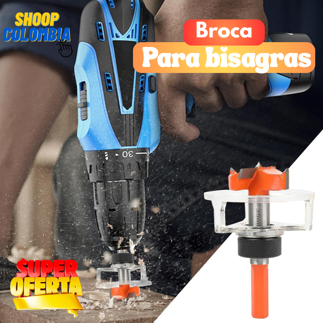 Broca Con Plantilla Para Bisagras || USALA CON TU TALADRO Y TRABAJA MEJOR