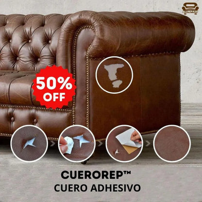 CUERO ADHESIVO CUEROREP™ (50 CM X 137 CM) || COMPRE 1 Y LLEVE 3 🎁
