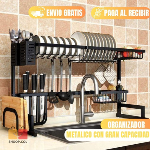 Platero escurridor metalico