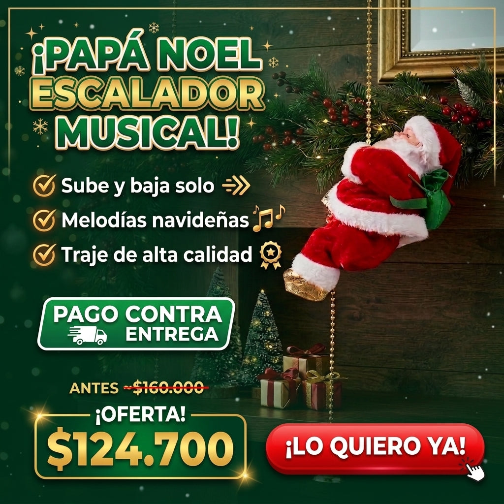 PAPA NOEL ESCLADOR MUSICAL
