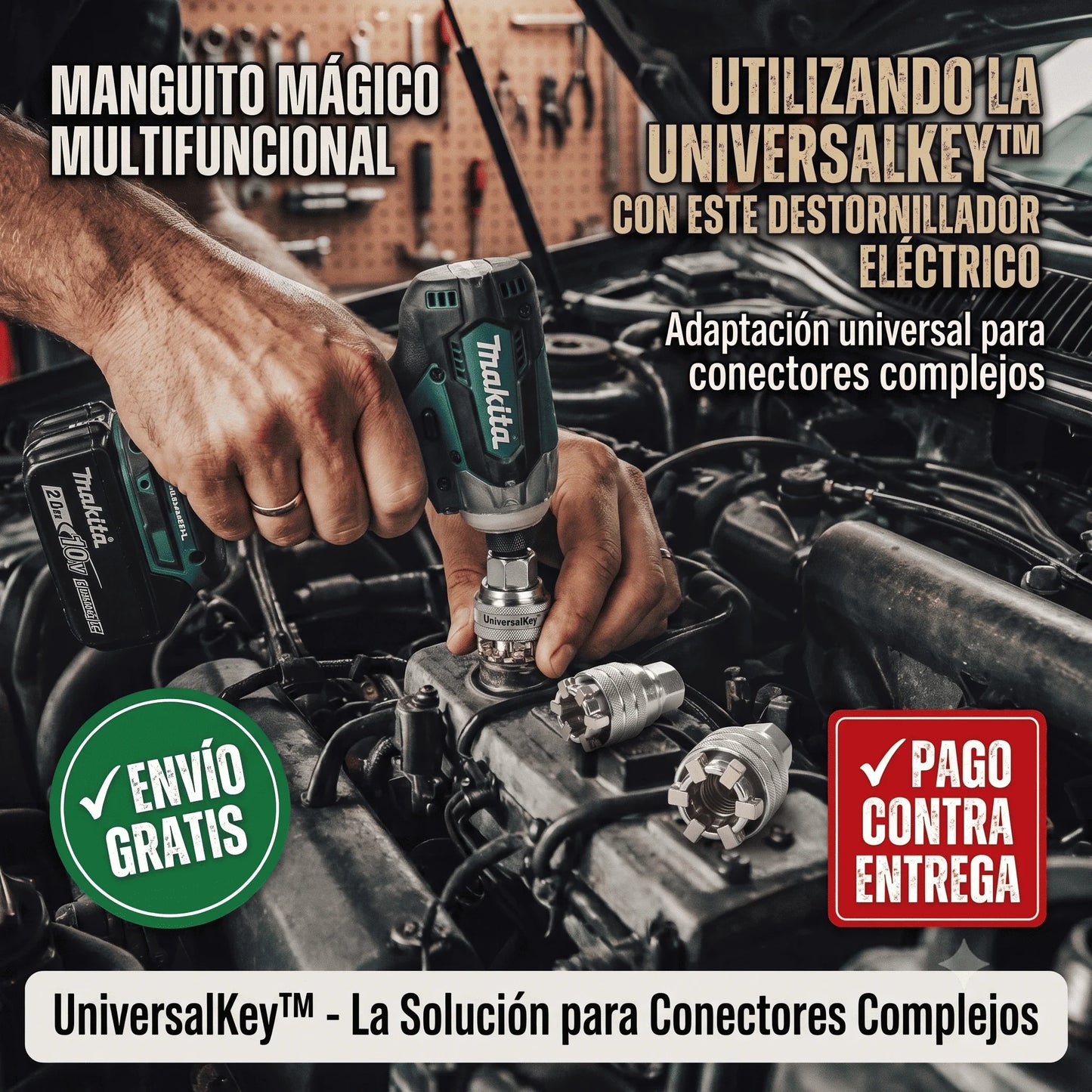 Llave UniversalKey™ || Adaptador + Rachet Gratis