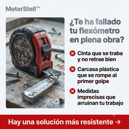 Cinta métrica de alta resistencia 7.5m 25mm || MeterStell™