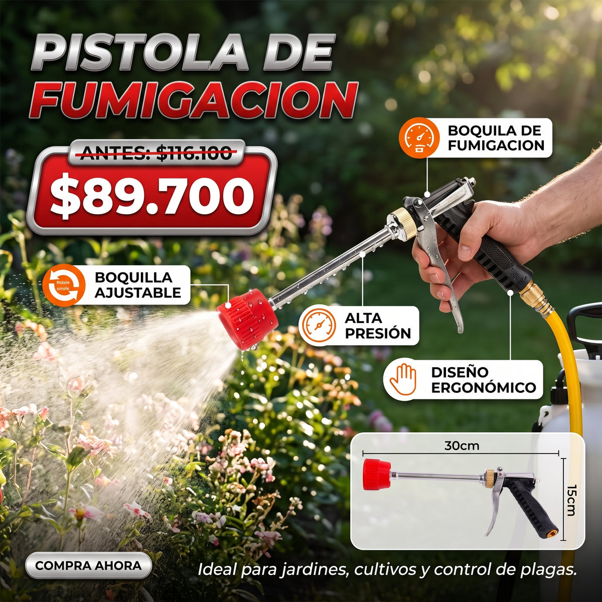 PISTOLA FUMIGACION