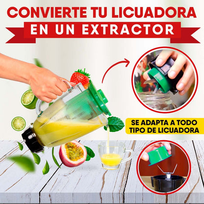 FILTRO EXTRACTOR PARA TODO TIPO DE LICUADORA + 6 BOQUILLAS ADAPTADORAS || PRO FILTER®