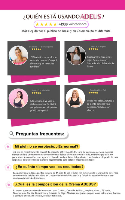 ADEUS || CREMA ANTI ESTRIAS