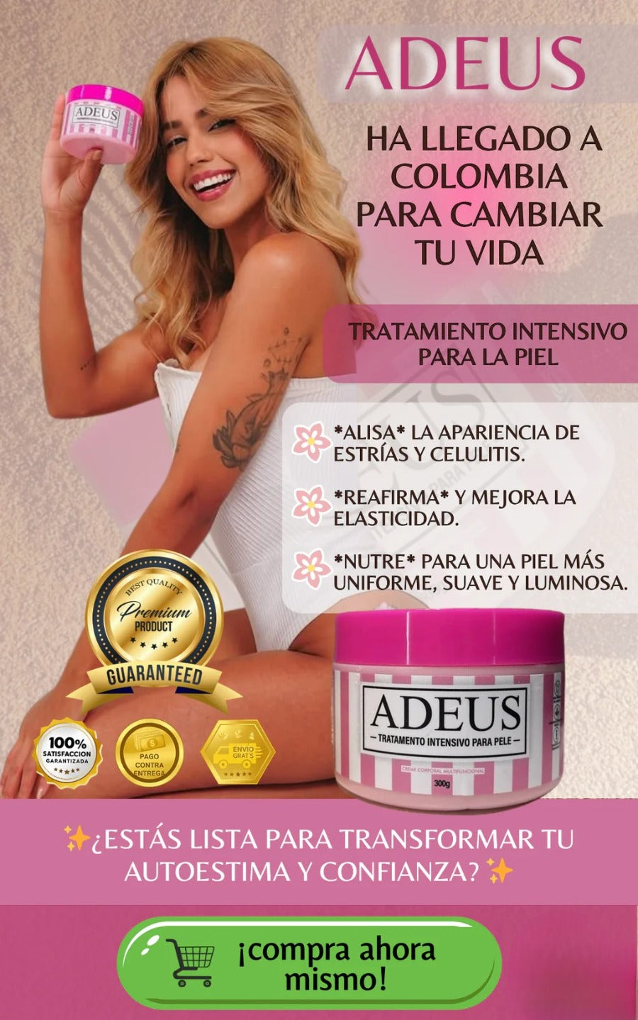 ADEUS || CREMA ANTI ESTRIAS