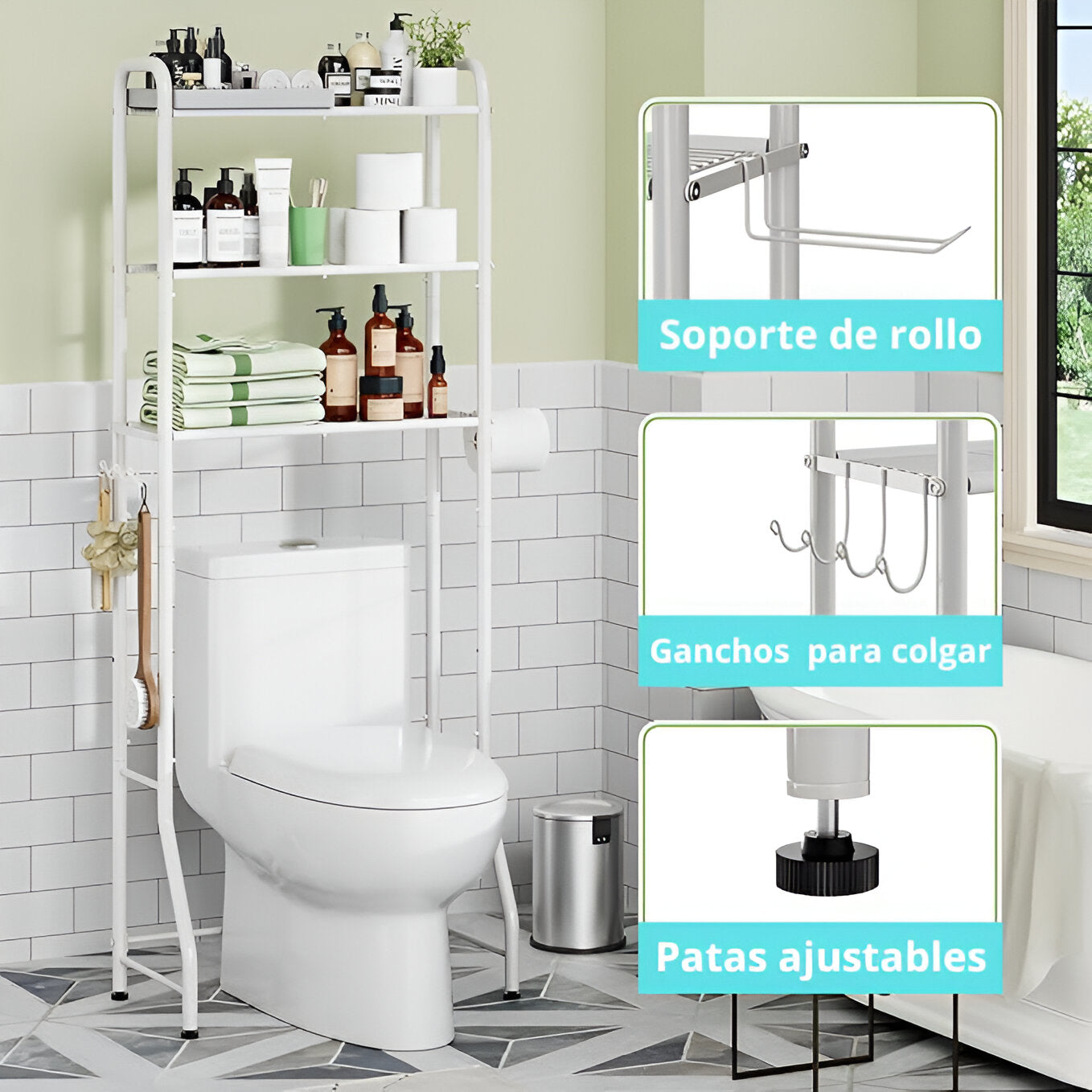 ORGANIZADOR DE BAÑO MULTIFUNCIONAL || CALIDAD PREMIUM®