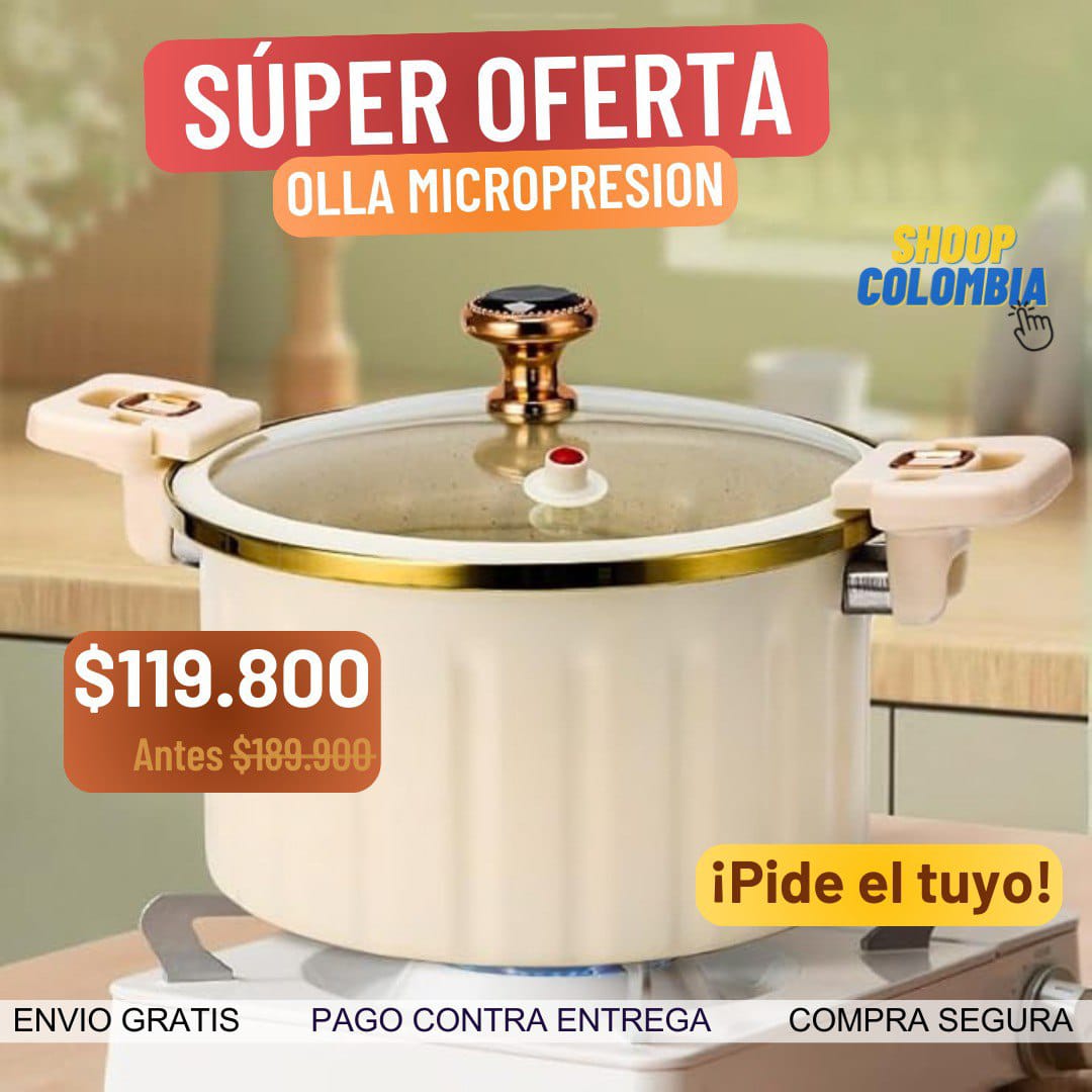 RAPIPOT® OLLA A MICRO PRESION DE ACERO ANTIADHERENTE || 8 LITROS