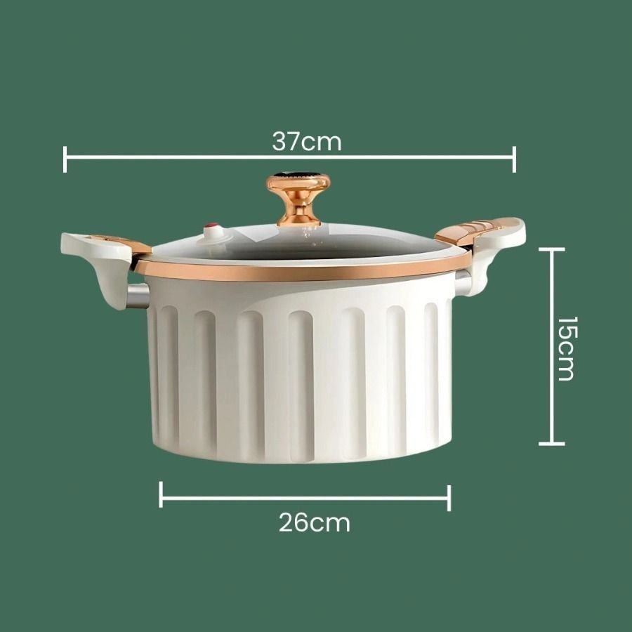 RAPIPOT® OLLA A MICRO PRESION DE ACERO ANTIADHERENTE || 8 LITROS