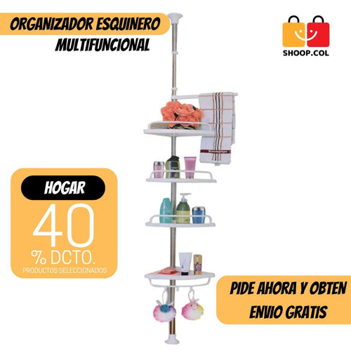 Estanteria esquinera multifuncional