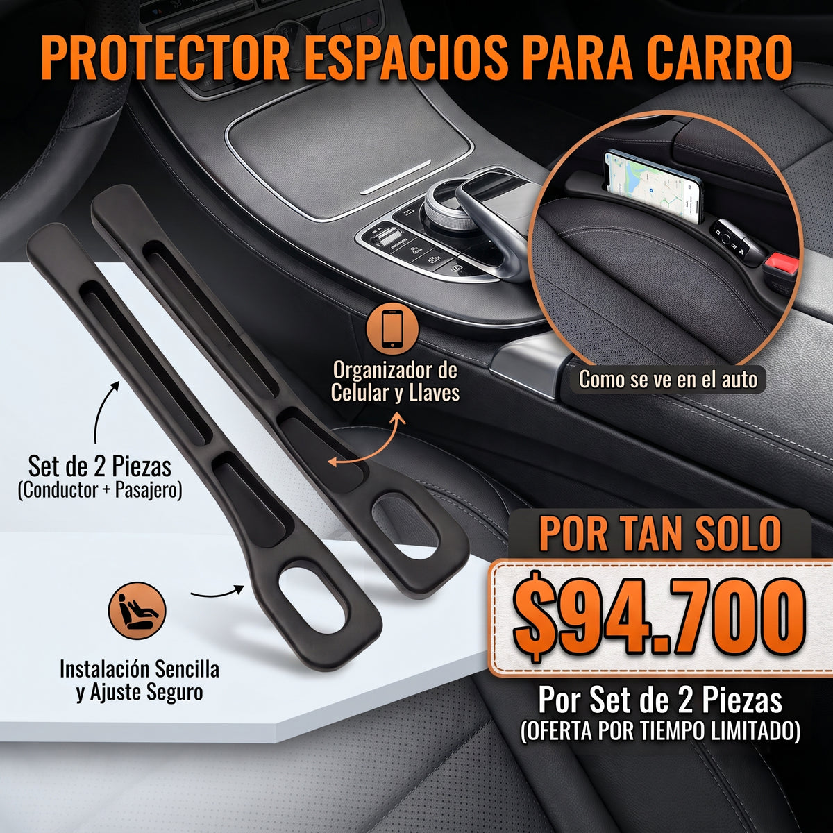RELLENO ESPACIOS PARA CARRO