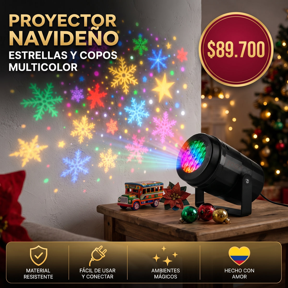 PROYECTOR NAVIDEÑO