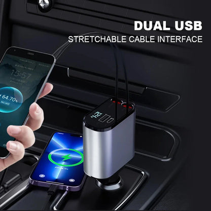 CARGADOR USB 4 EN 1 CALIDAD PREMIUM || AUTOCHARGEPRO®