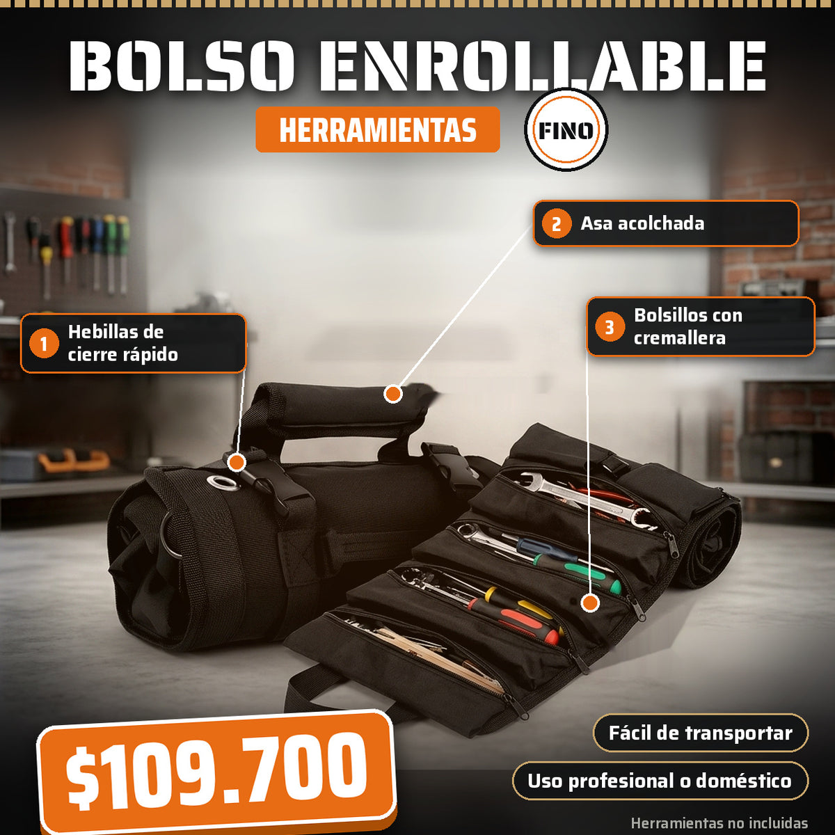 BOLSO ENRROLLABLE