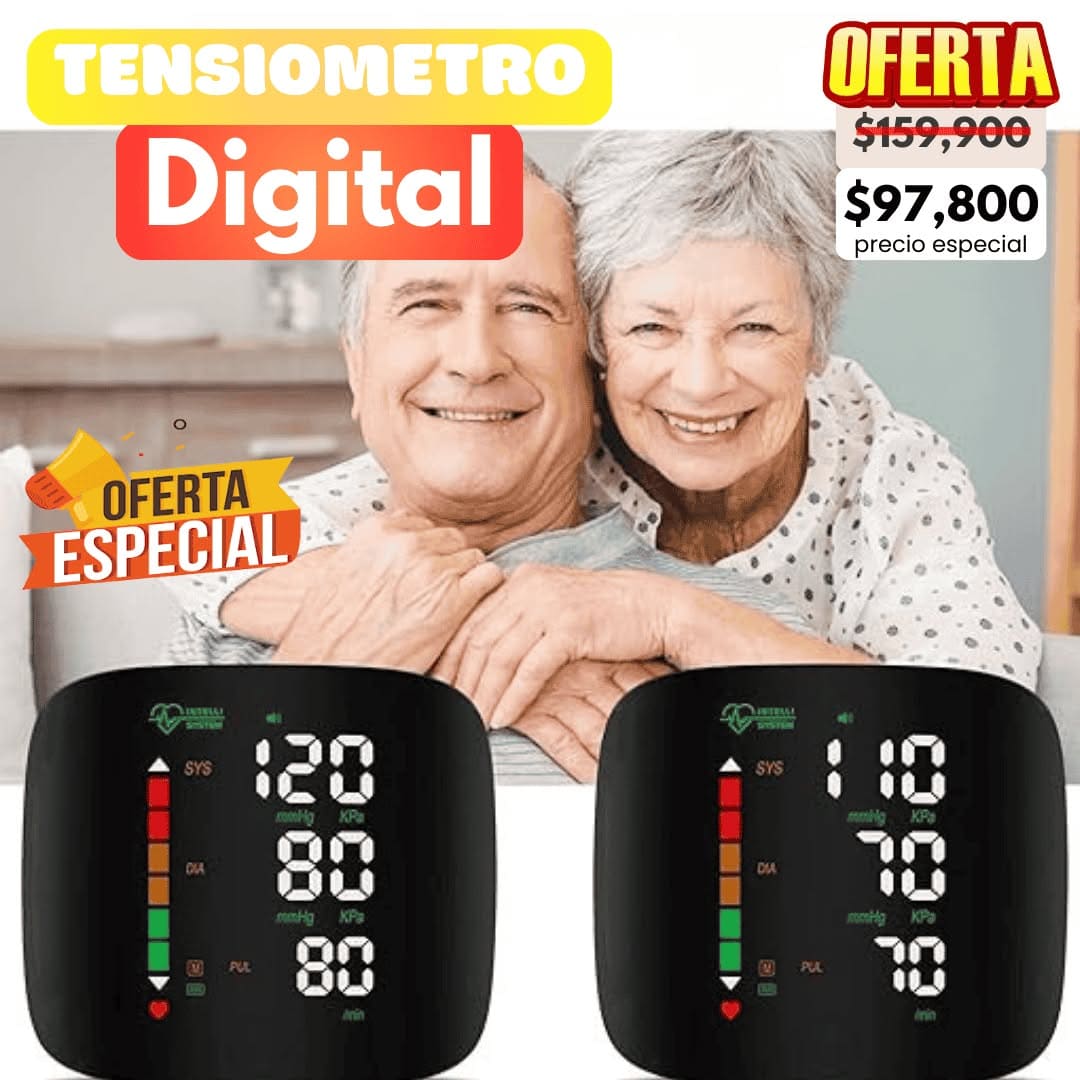 Tensiómetro digital De Muñeca Con Voz || Usb Recargable